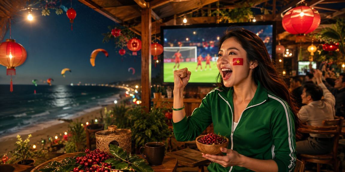 Người chơi thư giãn với cà phê và trải nghiệm casino trực tuyến tại Mũi Né